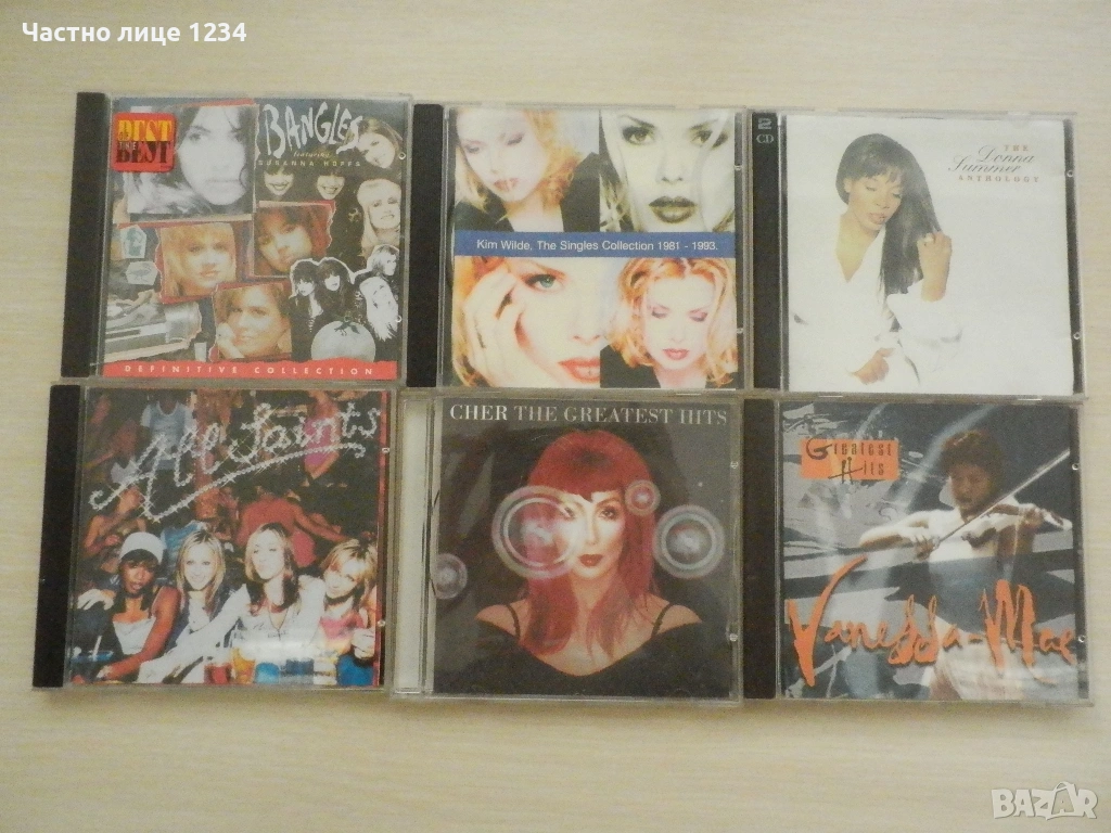 Bangles - Kim Wilde - Donna Summer - Cher - Vanessa Mae - All Sants, снимка 1
