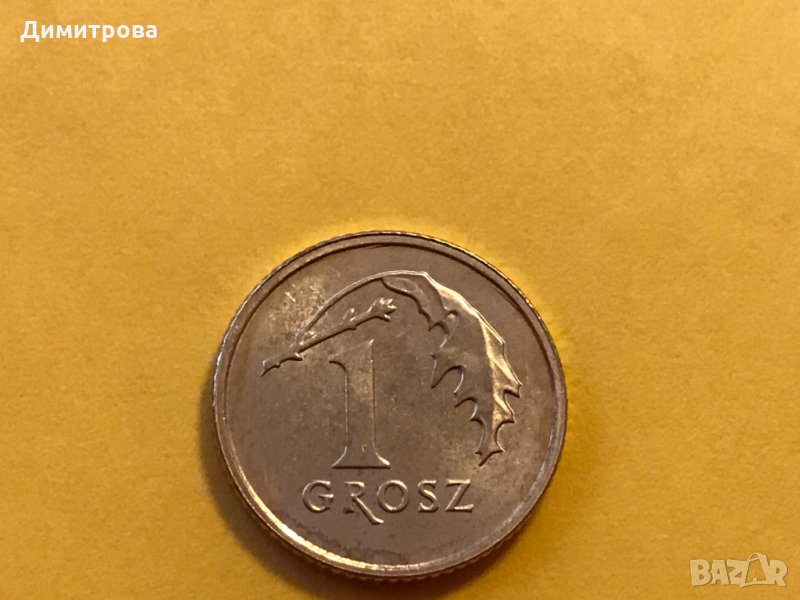 1 грош Полша 2018, снимка 1