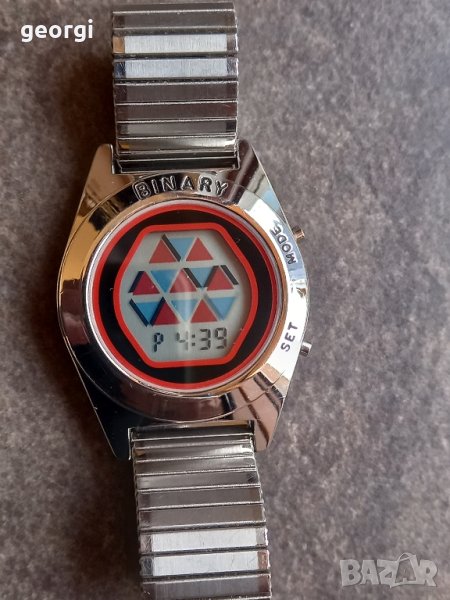 електронен часовник Binary Tech Ral, снимка 1