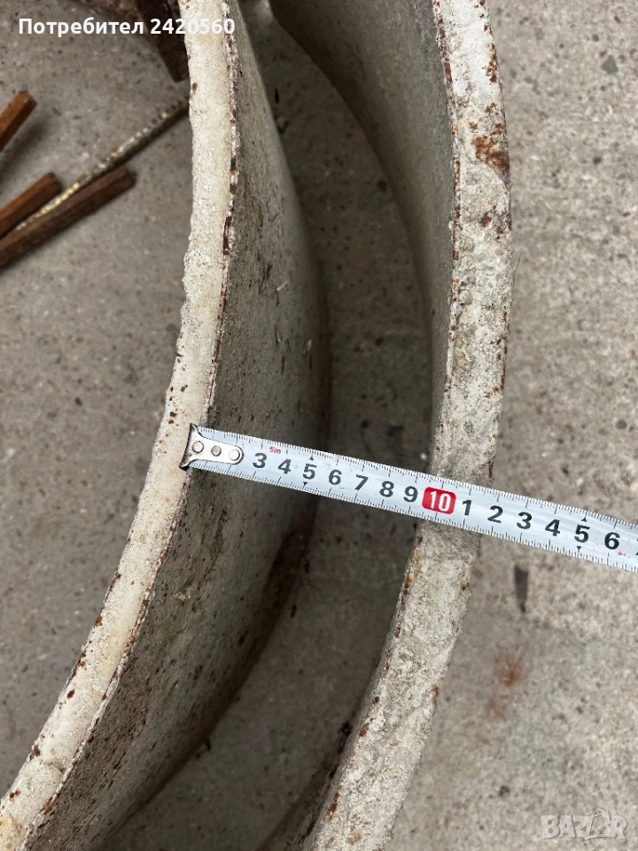 Калъп куфраж за бетони Пръстени, снимка 1