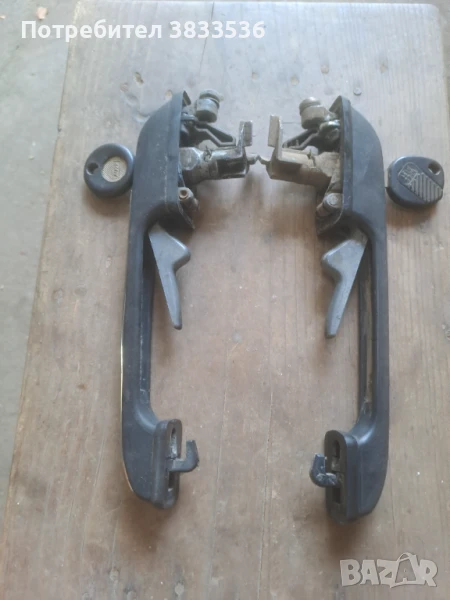 Компл. предни дръжки за отваряне на вратите Vw-Audi за Vw Golf & Jetta Mk2, снимка 1
