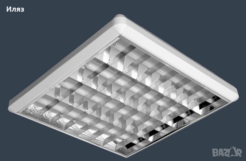 осветително тяло за таван с 4 луминисцветни пури, снимка 1