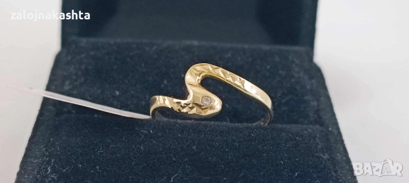 Нов Златен пръстен -1,47гр/14кр, снимка 1