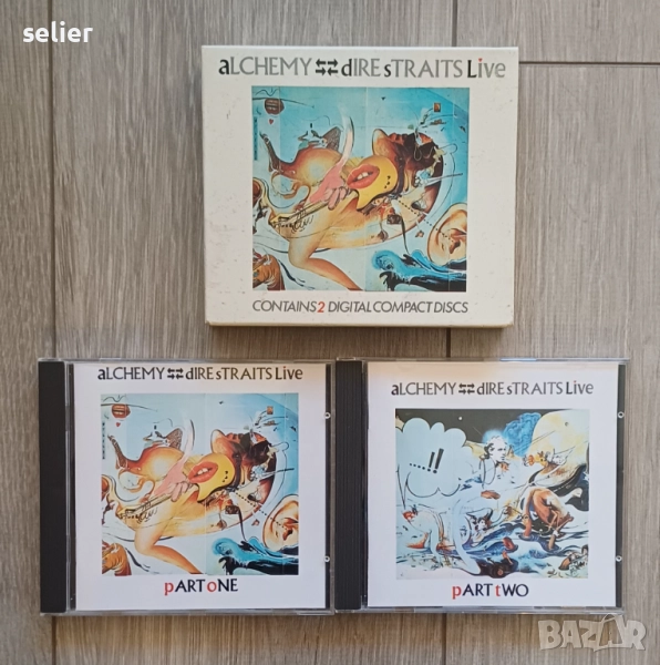 Dire Straits ‎– Alchemy - Dire Straits Live Box Set от 2 оригнални диска Издание 🇩🇪 GERMANY 1984г , снимка 1