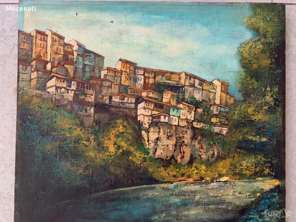 ВЕНЦИСЛАВ ЩЪРКОВ масло В. ТЪРНОВО, снимка 1