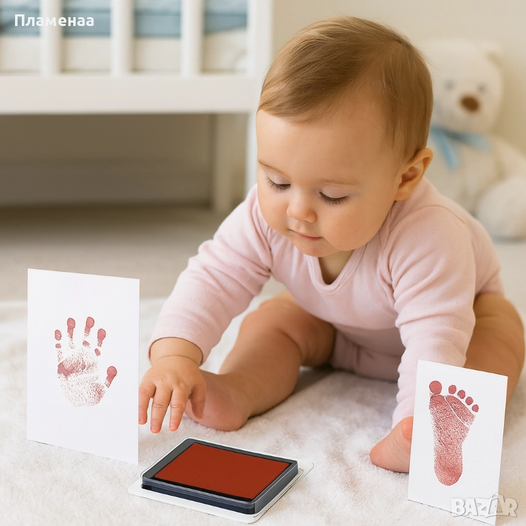Детски комплект за бебешки отпечатъци, снимка 1