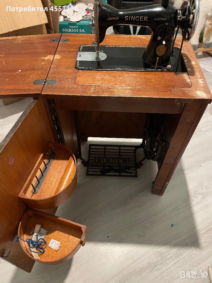 Шевна Машина Сингер 1935г, снимка 1