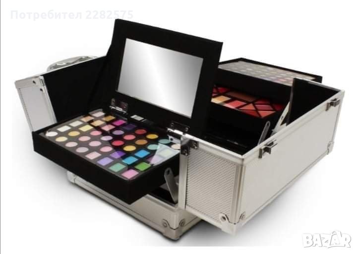 Професионален метален куфар с гримове с , снимка 1