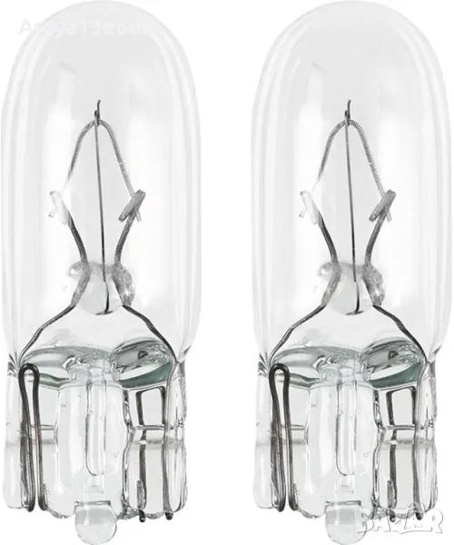 Комплект халогенни крушки за габарити или др. Formula 1 SL101, W5W, 2x12V, снимка 1