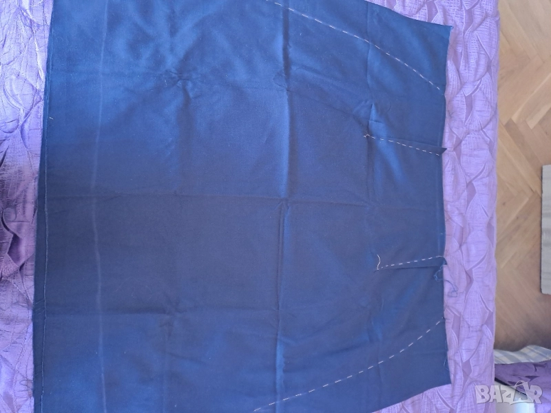 Скроена дамска пола за шиене голям размер, снимка 1