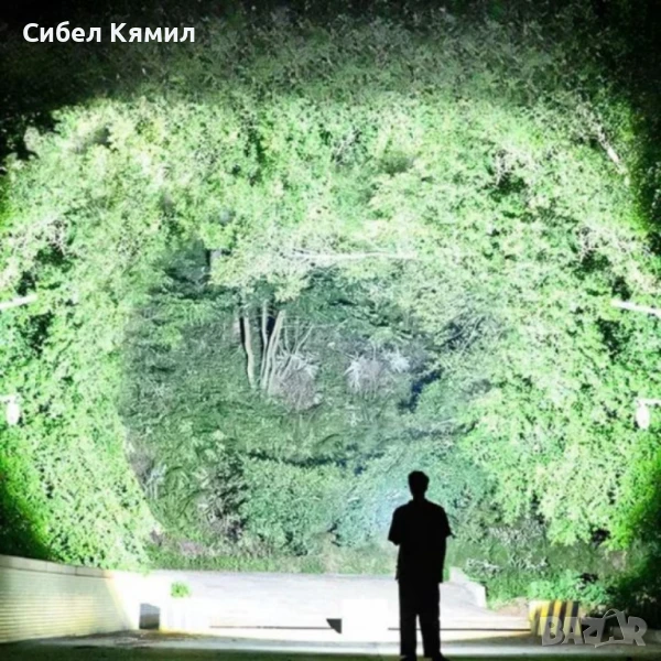 Светодиоден фенер Smiling Shark YM-G600 с телескопично увеличение и PowerBank функция, снимка 1