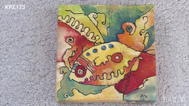 Картина "ЛАГУНА" масло върху платно с подрамка / Е.Киселичка, снимка 1