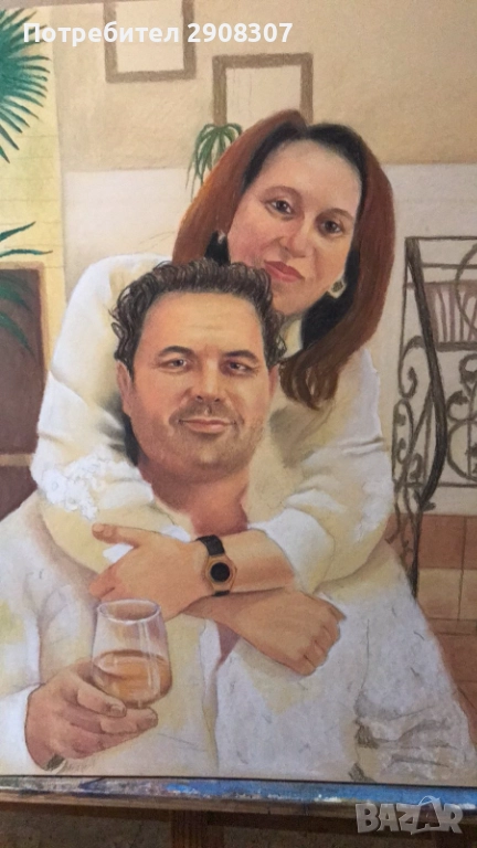 Портрет по снимка коледни подаръци, снимка 1