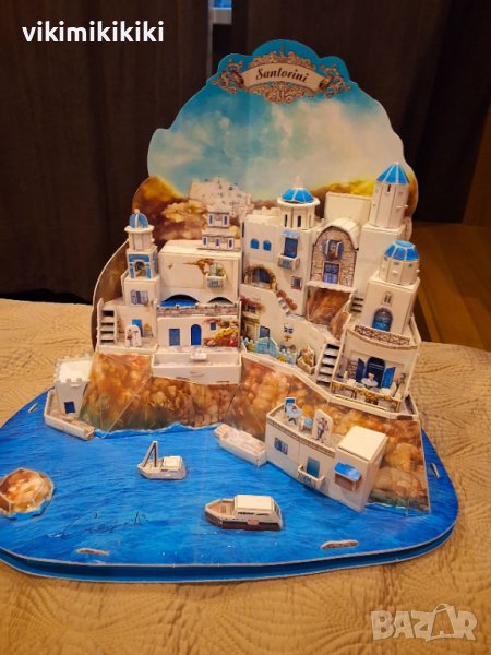 3D макет на остров Санторини Cubic Fun, снимка 1