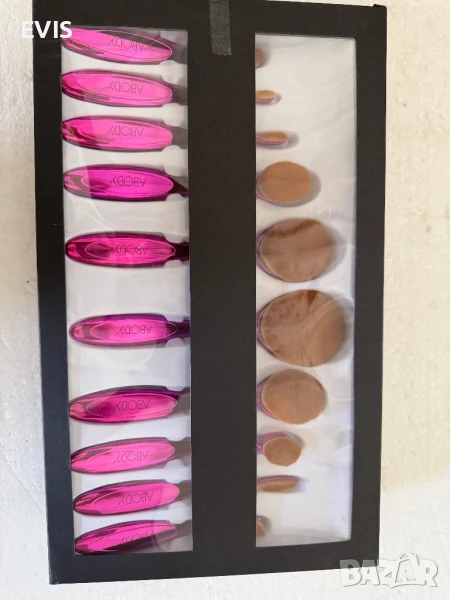 💄 Комплект четки за грим Abody – 10 броя 💄, снимка 1