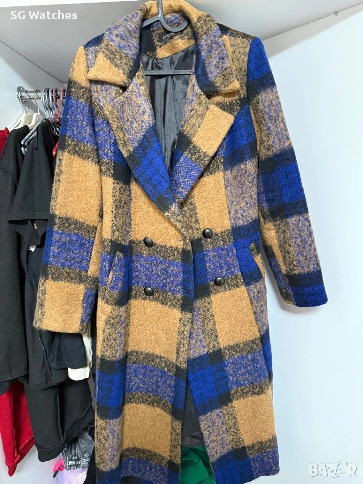 Шарено палто с подарък чанта, снимка 1