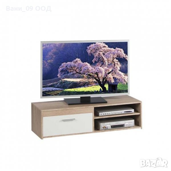 Поставка за ТВ с 2 рафта и 1 шкаф, снимка 1