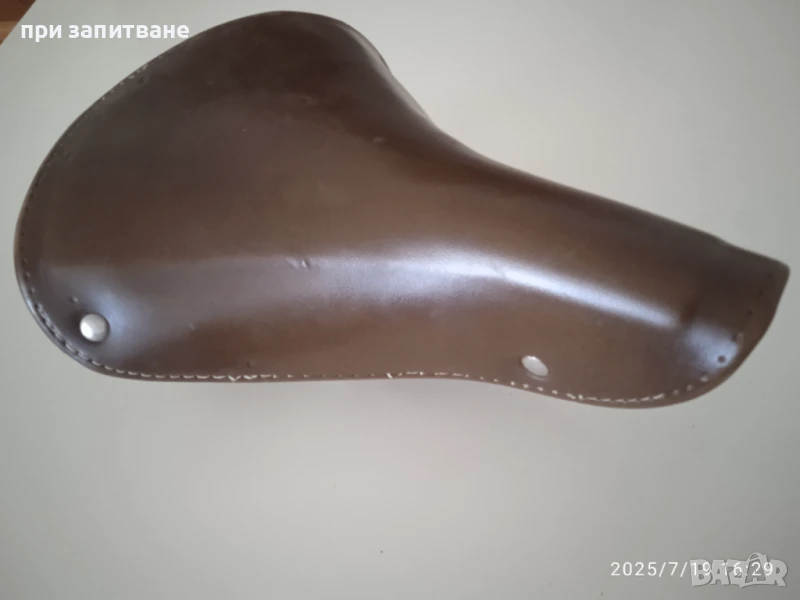 Стара, ретро седалка за велосипед Wittkop, made in Germany и стар предпазител над верига, снимка 1