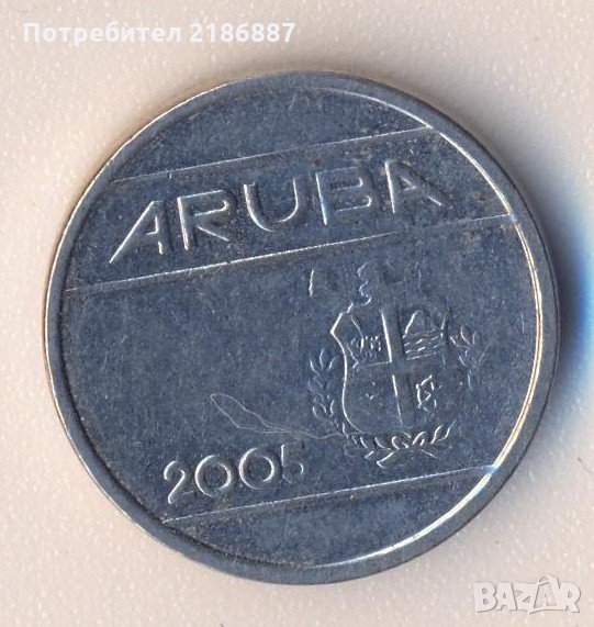 Остров Аруба 25 цента 2005 година, снимка 1