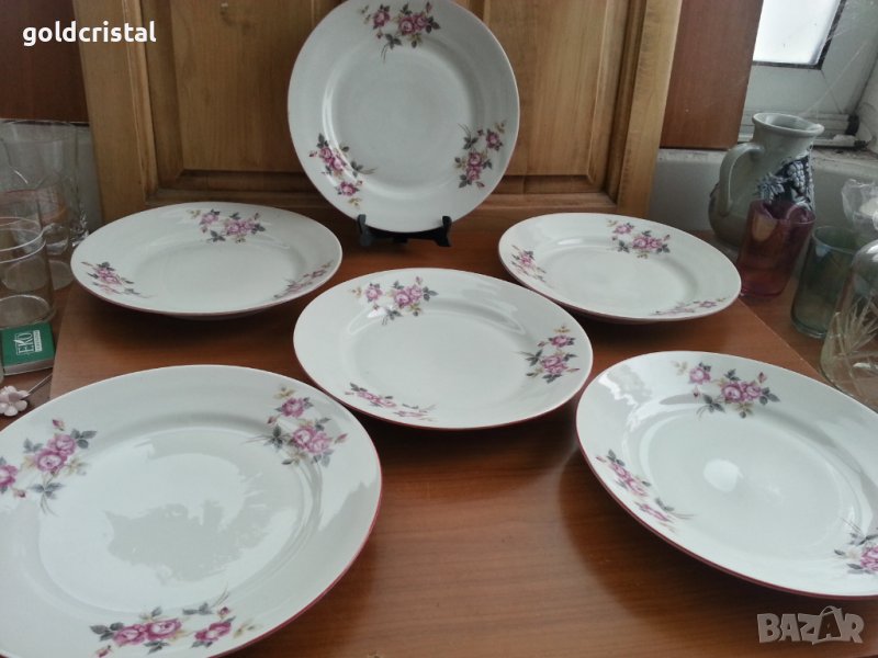 Стар български порцелан чинии , снимка 1
