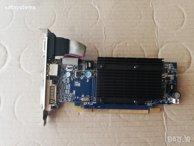 Видео карта ATi Radeon Sapphire HD 4350 1G HM HDMI 512MB GDDR2 64bit PCI-E, снимка 1