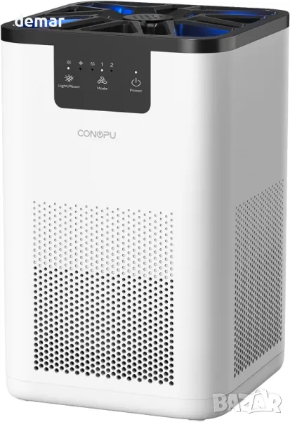 Пречиствател на въздух CONOPU, 3-степенна филтрация, с функция за ароматерапия, нощна светлина, снимка 1