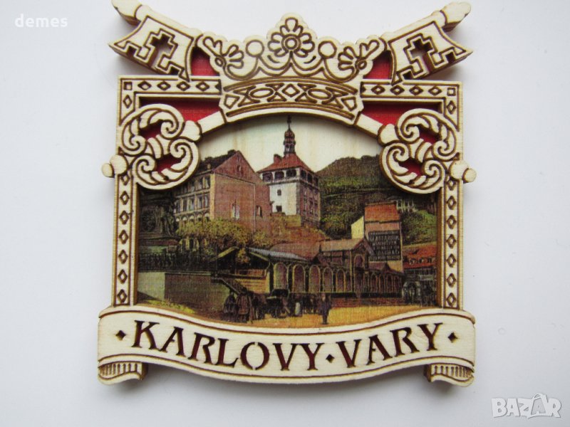  Магнит 3D от Карлови Вари, Чехия -20, снимка 1