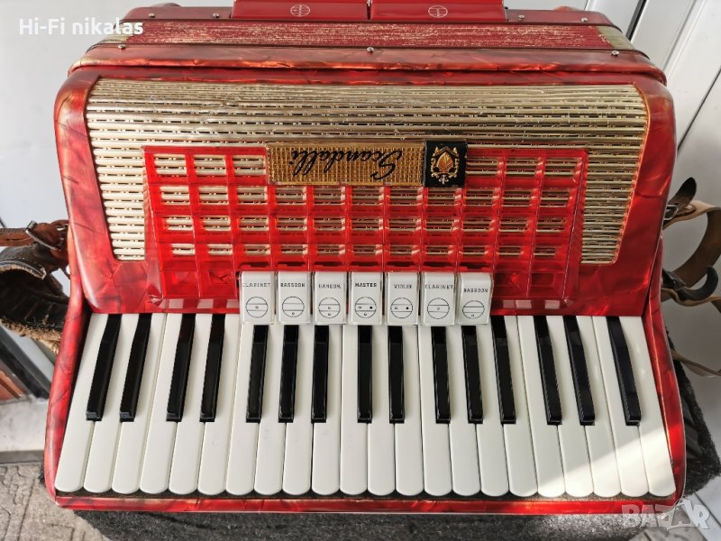 акордеон SCANDALLI 80 баса, снимка 1