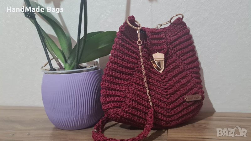 Плетена чанта: Ръчно изработени дамски чанти: Дамска чанта, снимка 1
