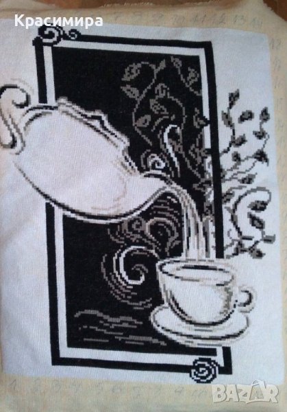 Гоблен "На чай", снимка 1