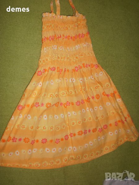  Детска рокля с презрамки за момиченце размер 92,, снимка 1