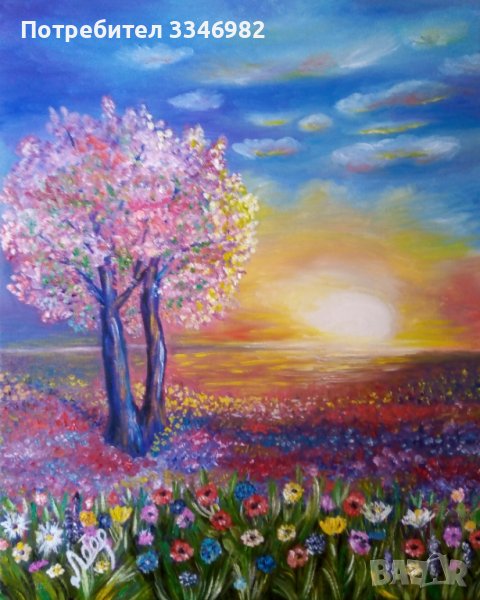 Пролетен залез, снимка 1