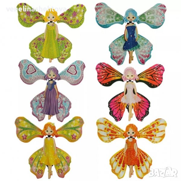 Магически летящи пеперуди ИЗНЕНАДА фея, снимка 1