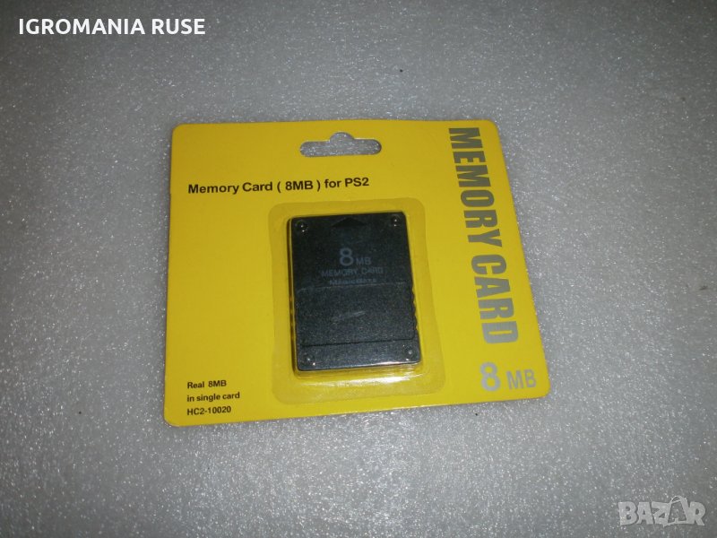 Memory Card Мемори карта Ps2 PlayStation 2 Плейстейшън 2 Пс2, снимка 1