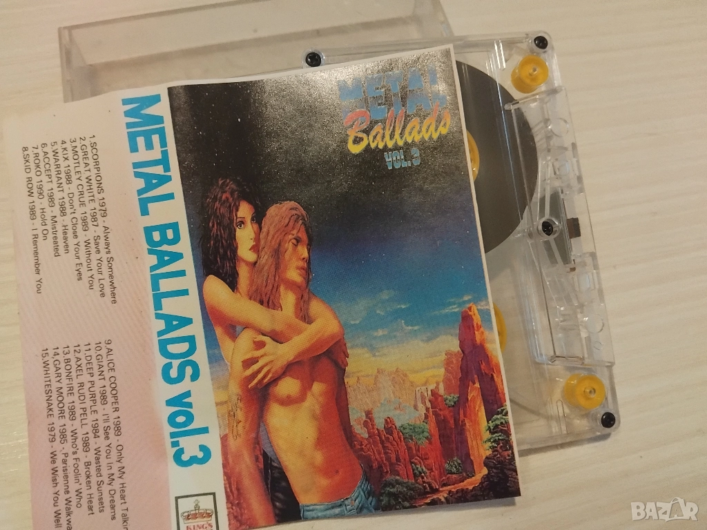 Metal Ballads Vol. 3 - аудио касета музика, снимка 1