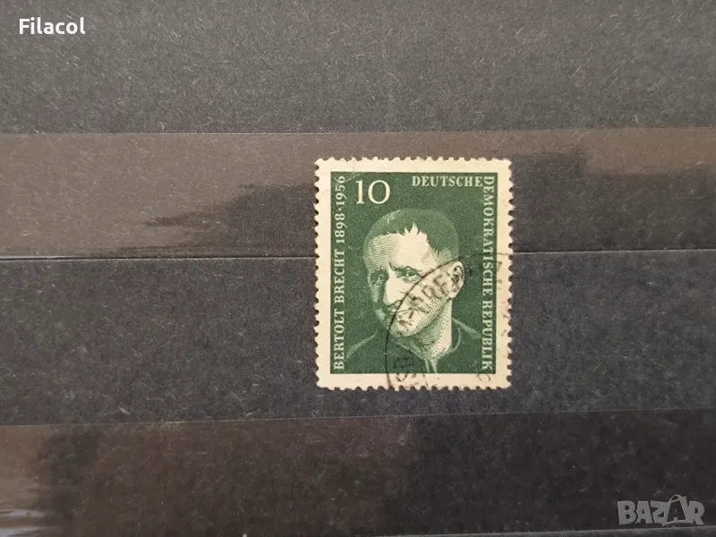 ГДР Личности 1957 Брехт, снимка 1