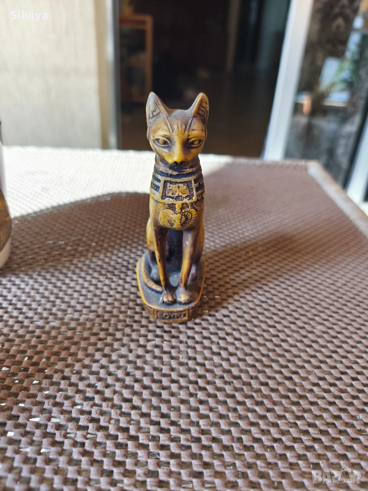 Египетска фигура котка(мау), снимка 1