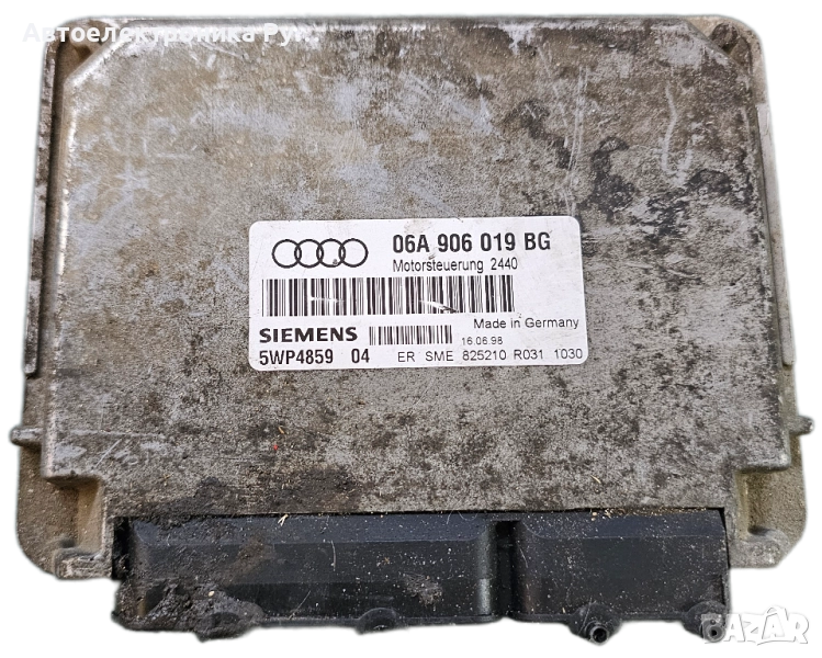 компютър AUDI A3 1.6 AKL ,06A906019BG, 06A 906 019 BG, SIEMENS 5WP4859 04 MOTORSTEUERUNG 2440 , снимка 1