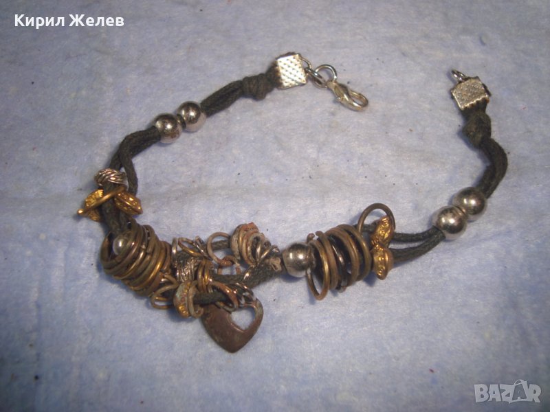 СТАРА РЕТРО СТИЛ ГРИВНА със СЪРЧИЦЕ - ВИСУЛКА 22771, снимка 1