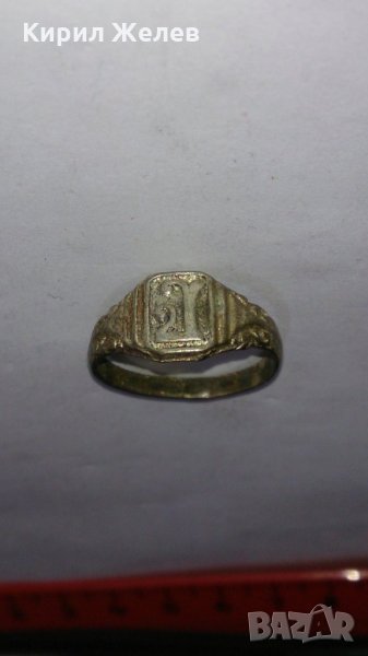 Старинен пръстен сачан ръчна изработка - 73241, снимка 1