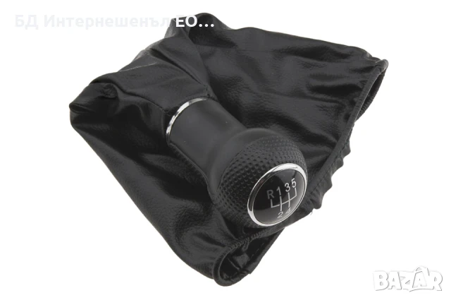 6N0711118B  Топка за скоростен лост с маншон, VW , Lupo, Polo 6N, Черен