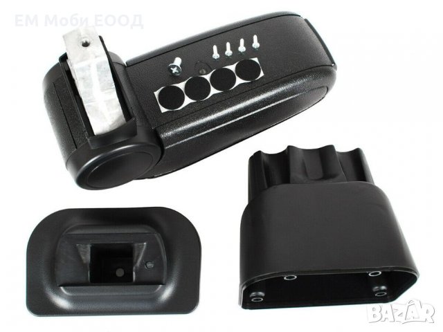 Подлакътник Централна Конзола Черен Кожа за VW Touran Caddy 2003-2018, снимка 3 - Аксесоари и консумативи - 32270009