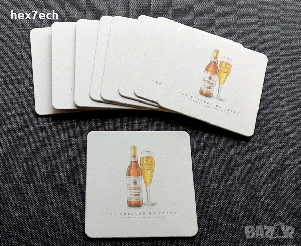 ❤️ ⭐ Комплект подложки Radeberger 10 броя Радебергер ⭐ ❤️