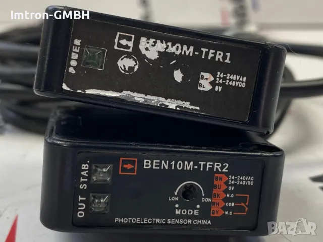 Фотоелектричен сензор  Sigma Sensor BEN10M-10TFR  произведен от Autonics, BEN10M-TFR1 & BEN10M-TFR2