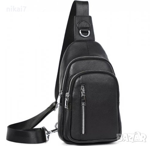 JEEP ново мъжка чанта кожена за през рамо уникална цена, снимка 2 - Чанти - 37641573