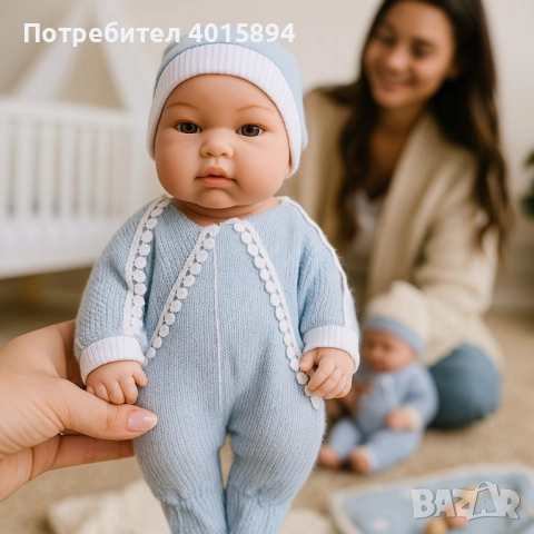 Реалистично говорещо бебе с аксесоар шише, снимка 7 - Кукли - 51601532