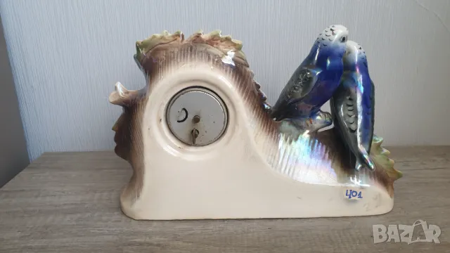 Настолен механичен порцеланов часовник Jema, снимка 8 - Антикварни и старинни предмети - 47739603