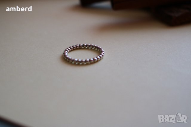 Нежно сребърно пръстенче R054 , снимка 5 - Пръстени - 28854089