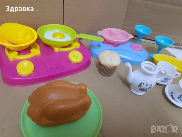 Кукленски котлони и сервиз за игра, снимка 3 - Други - 43076228