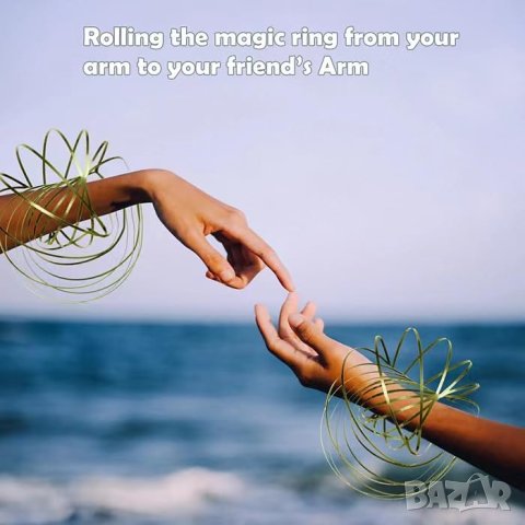 3D пружинна гривна X0011PCGP3, снимка 4 - Гривни - 43409659